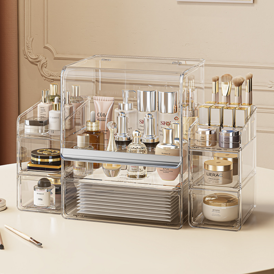 Hộp Đựng Mỹ Phẩm Trong Suốt Cao Cấp VANDO