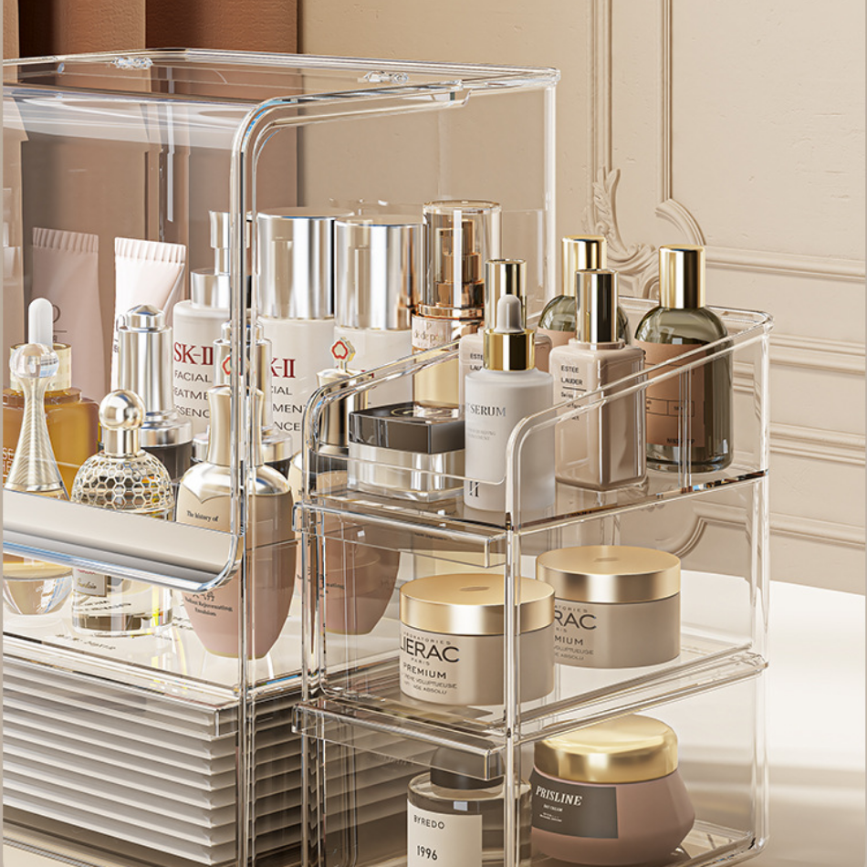 Hộp Đựng Mỹ Phẩm Trong Suốt Cao Cấp VANDO