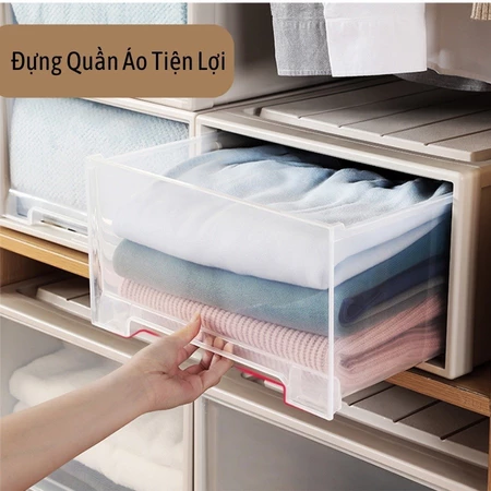 Hộp Ngăn Kéo Nguyên Sinh Đa Năng Vando – Rộng, Bền, Khóa Chắc, Kéo Mượt